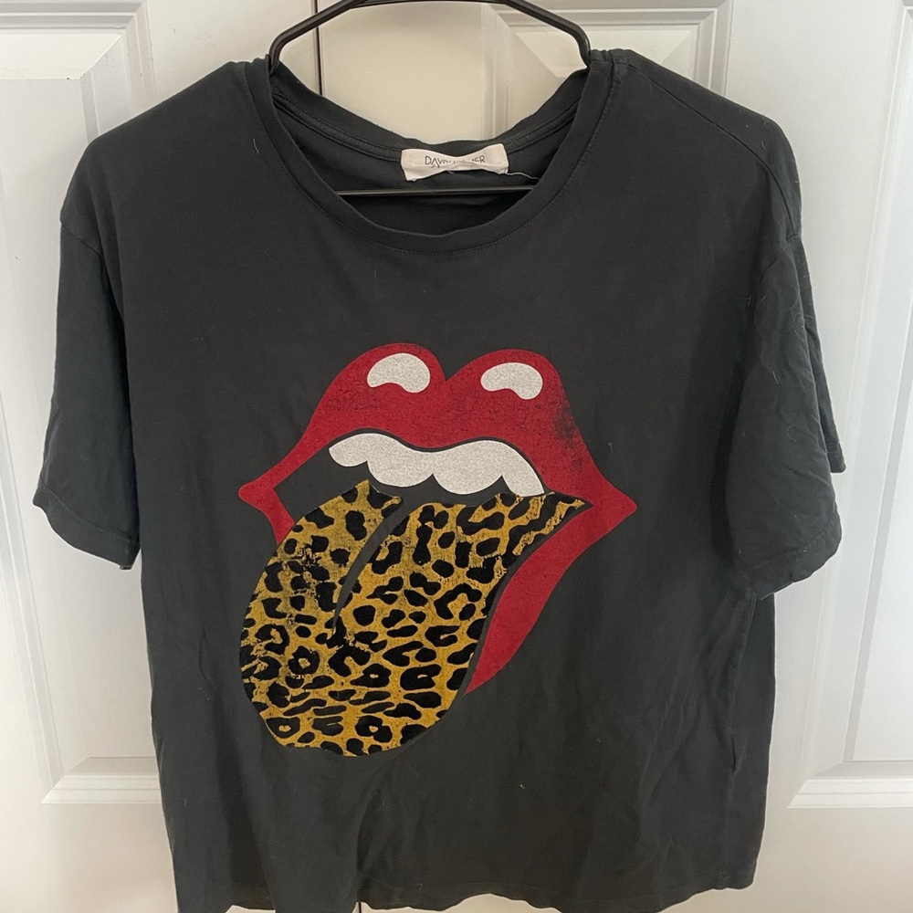 Free People rolling stones t shirt